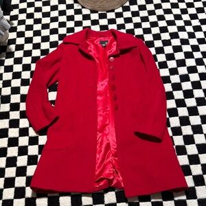 H&M Vibrant Red Trench Coat